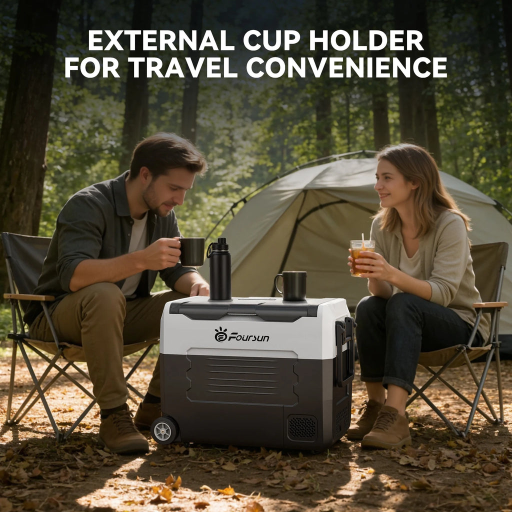 Glacière Électrique Portable Double Zone 35L / 45L / 55L – Refroidissement jusqu'à -20°C