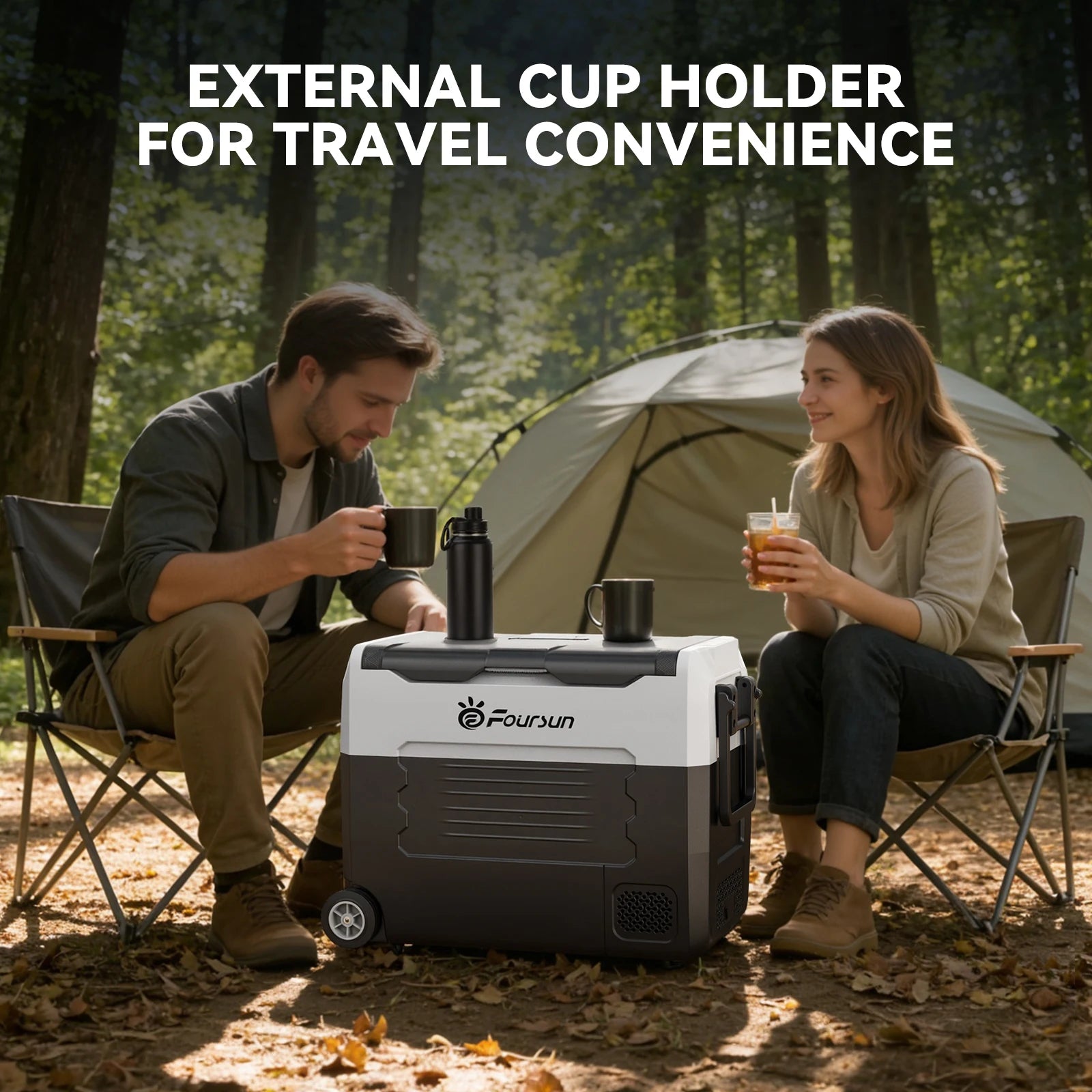 Glacière Électrique Portable Double Zone 35L / 45L / 55L – Refroidissement jusqu'à -20°C