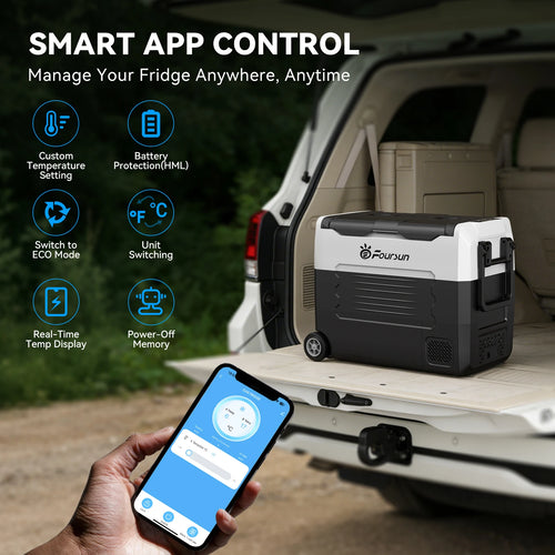Glacière Électrique Portable Double Zone 35L / 45L / 55L – Refroidissement jusqu'à -20°C
