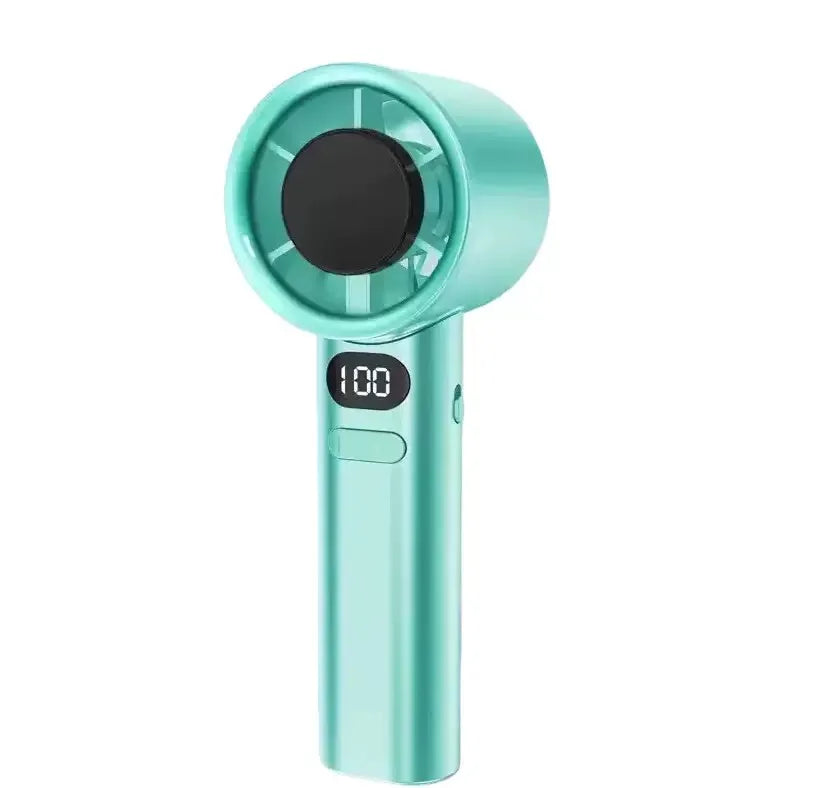 Mini Ventilateur Portable Turbo — Rechargeable USB-C, 2000mAh, 100 Vitesses