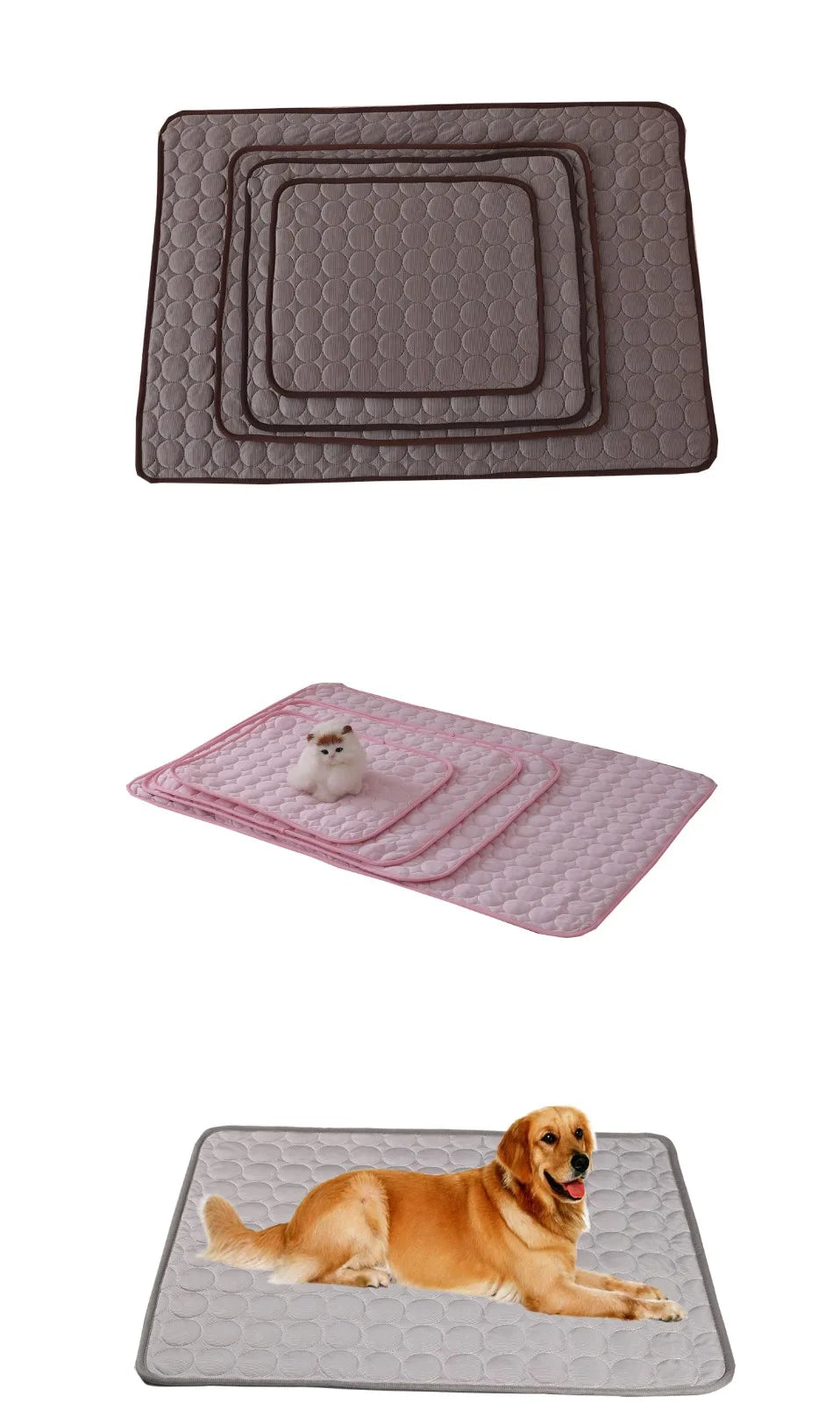 Tapis Rafraîchissant pour Chien & Chat — Tapis de Refroidissement Été, Lavable