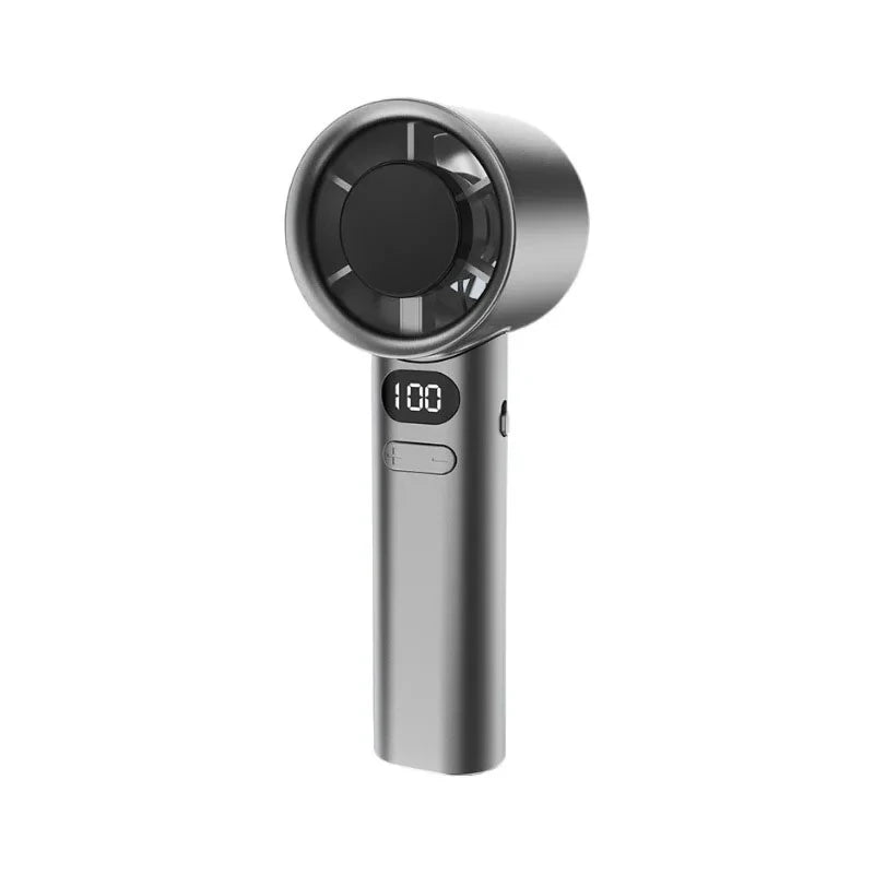 Mini Ventilateur Portable Turbo — Rechargeable USB-C, 2000mAh, 100 Vitesses